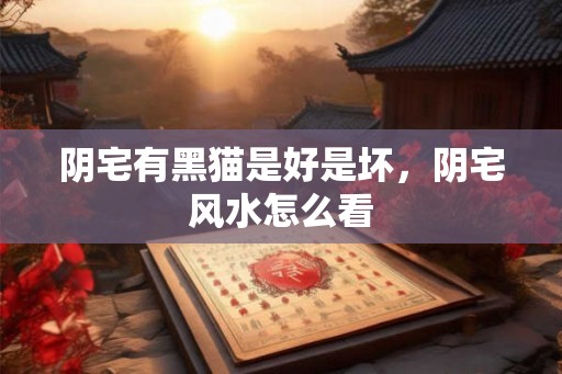 阴宅有黑猫是好是坏,阴宅风水怎么看 阴宅有黑猫是好是坏,阴宅风水怎么看
