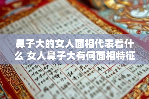 鼻子大的女人面相代表着什么 女人鼻子大有何面相特征 鼻子大的女人面相代表着什么 女人鼻子大有何面相特征