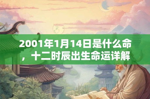 2001年1月14日是什么命,十二时辰出生命运详解 2001年1月14日是什么命,十二时辰出生命运详解
