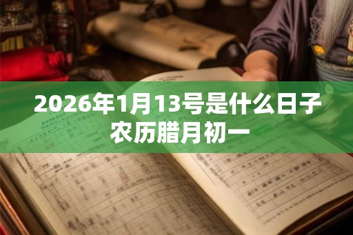2026年1月13号是什么日子 农历腊月初一