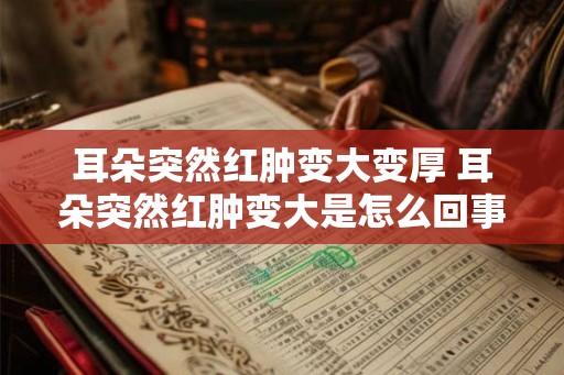 耳朵突然红肿变大变厚 耳朵突然红肿变大是怎么回事