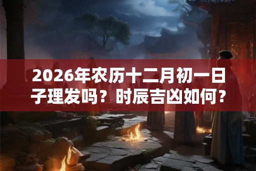 2026年农历十二月初一日子理发吗?时辰吉凶如何? 2026年农历十二月初一日子理发吗?时辰吉凶如何?