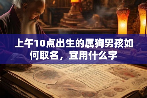 上午10点出生的属狗男孩如何取名,宜用什么字 上午10点出生的属狗男孩如何取名,宜用什么字