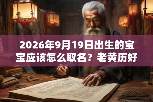 2026年9月19日出生的宝宝应该怎么取名？老黄历好吗？