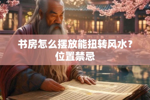 书房怎么摆放能扭转风水?位置禁忌 书房怎么摆放能扭转风水?位置禁忌