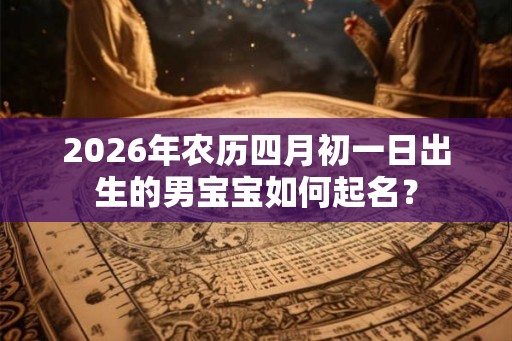 2026年农历四月初一日出生的男宝宝如何起名？