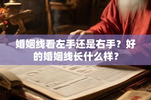 婚姻线看左手还是右手?好的婚姻线长什么样? 婚姻线看左手还是右手?好的婚姻线长什么样?