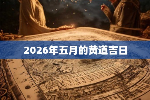 2026年五月的黄道吉日
