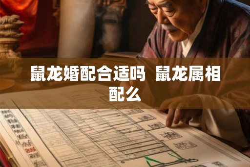 鼠龙婚配合适吗  鼠龙属相配么