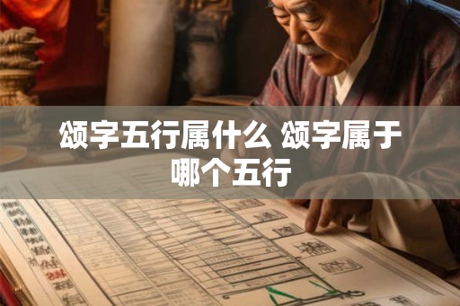颂字五行属什么 颂字属于哪个五行 颂字五行属什么 颂字属于哪个五行