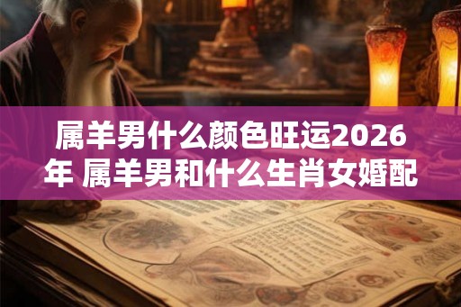 属羊男什么颜色旺运2026年 属羊男和什么生肖女婚配吉利