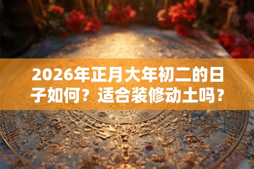 2026年正月大年初二的日子如何？适合装修动土吗？