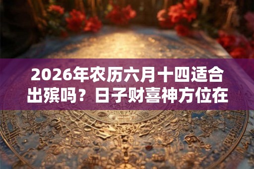 2026年农历六月十四适合出殡吗？日子财喜神方位在哪？