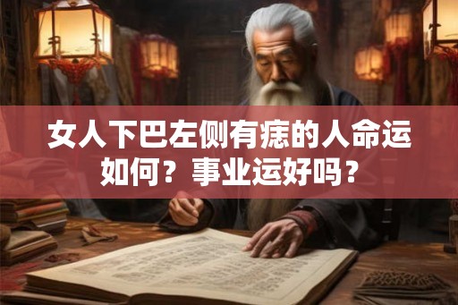 女人下巴左侧有痣的人命运如何?事业运好吗? 女人下巴左侧有痣的人命运如何?事业运好吗?