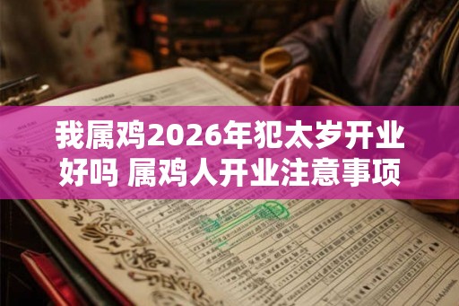 我属鸡2026年犯太岁开业好吗 属鸡人开业注意事项