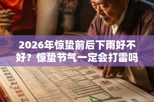 2026年惊蛰前后下雨好不好？惊蛰节气一定会打雷吗？