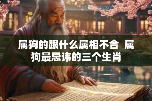 属狗的跟什么属相不合  属狗最忌讳的三个生肖