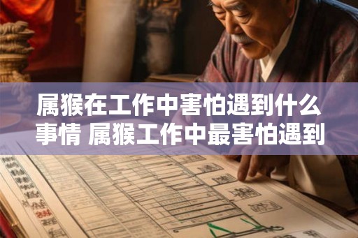 属猴在工作中害怕遇到什么事情 属猴工作中最害怕遇到什么 属猴在工作中害怕遇到什么事情 属猴工作中最害怕遇到什么