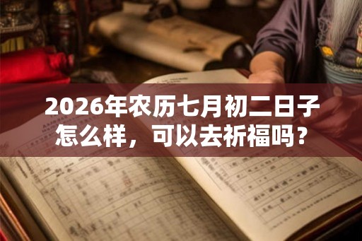 2026年农历七月初二日子怎么样，可以去祈福吗？