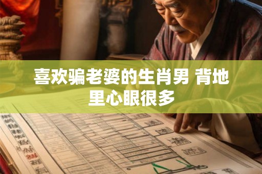 喜欢骗老婆的生肖男 背地里心眼很多