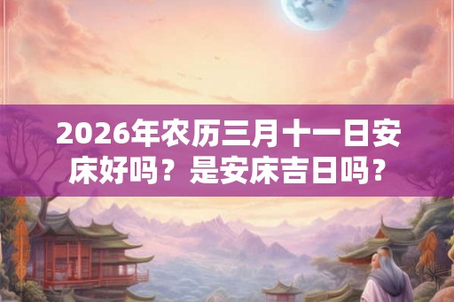 2026年农历三月十一日安床好吗？是安床吉日吗？