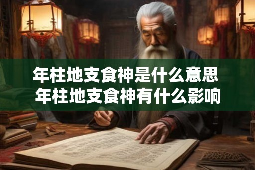 年柱地支食神是什么意思 年柱地支食神有什么影响