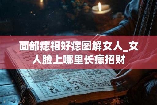 面部痣相好痣图解女人_女人脸上哪里长痣招财