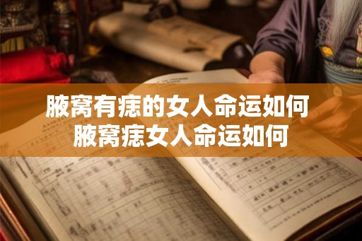 腋窝有痣的女人命运如何 腋窝痣女人命运如何 腋窝有痣的女人命运如何 腋窝痣女人命运如何