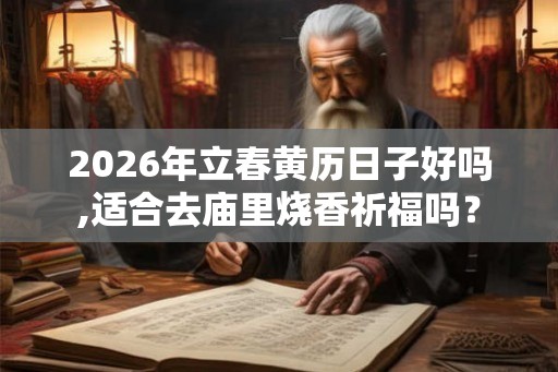 2026年立春黄历日子好吗,适合去庙里烧香祈福吗？