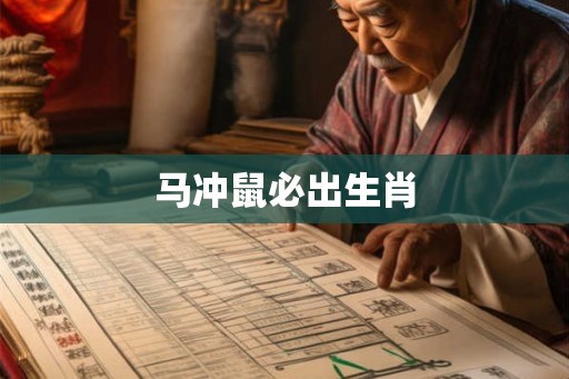 马冲鼠必出生肖