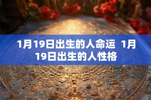 1月19日出生的人命运  1月19日出生的人性格