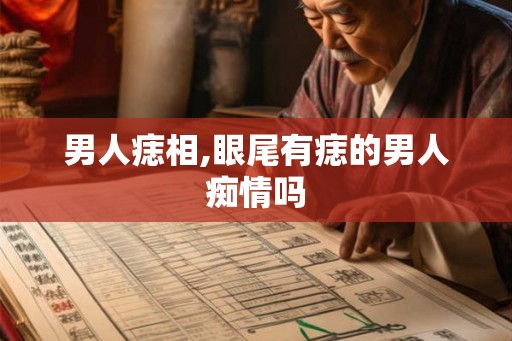 男人痣相,眼尾有痣的男人痴情吗