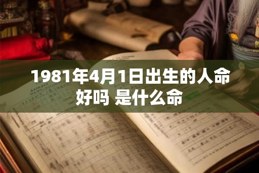 1981年4月1日出生的人命好吗 是什么命 1981年4月1日出生的人命好吗 是什么命