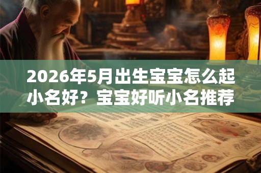 2026年5月出生宝宝怎么起小名好？宝宝好听小名推荐