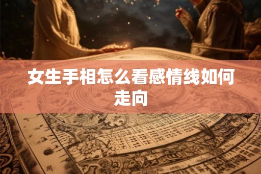 女生手相怎么看感情线如何走向