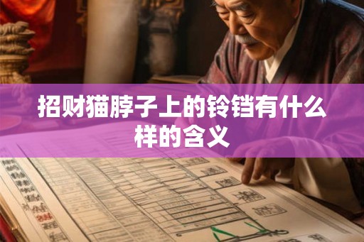 招财猫脖子上的铃铛有什么样的含义 招财猫脖子上的铃铛有什么样的含义