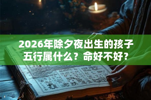 2026年除夕夜出生的孩子五行属什么？命好不好？