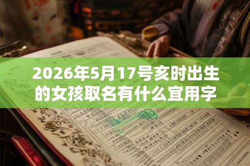 2026年5月17号亥时出生的女孩取名有什么宜用字 2026年5月17号亥时出生的女孩取名有什么宜用字