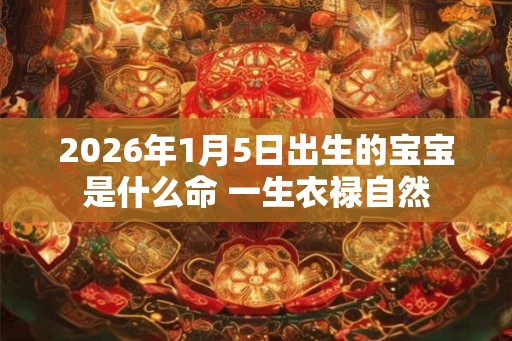 2026年1月5日出生的宝宝是什么命 一生衣禄自然