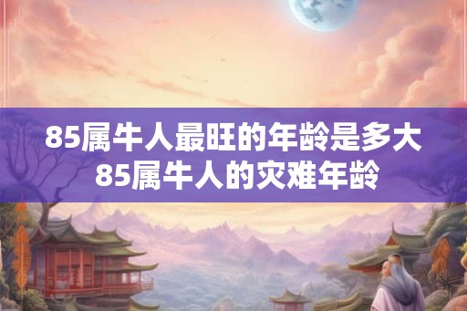 85属牛人最旺的年龄是多大 85属牛人的灾难年龄