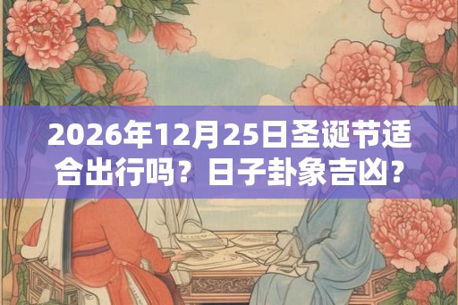2026年12月25日圣诞节适合出行吗？日子卦象吉凶？