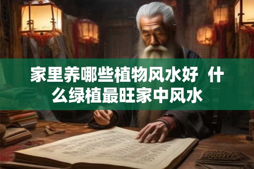 家里养哪些植物风水好  什么绿植最旺家中风水