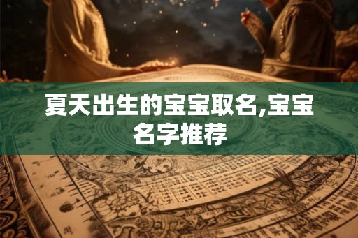 夏天出生的宝宝取名,宝宝名字推荐