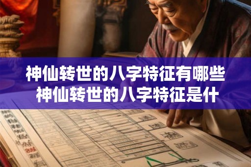 神仙转世的八字特征有哪些 神仙转世的八字特征是什么