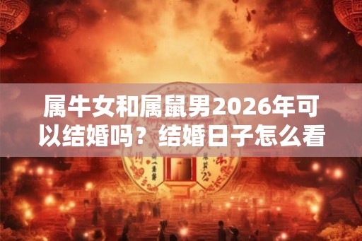 属牛女和属鼠男2026年可以结婚吗？结婚日子怎么看？