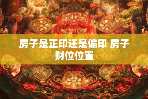 房子是正印还是偏印 房子财位位置