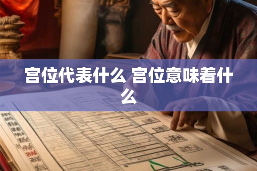 宫位代表什么 宫位意味着什么