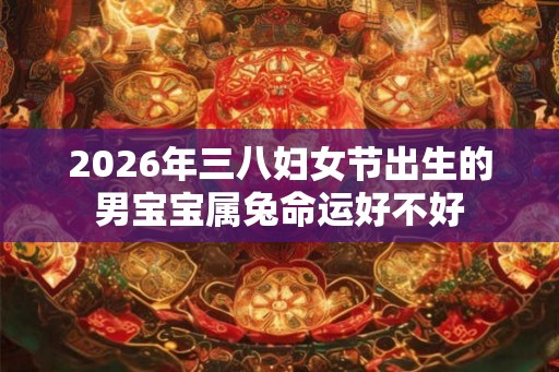 2026年三八妇女节出生的男宝宝属兔命运好不好