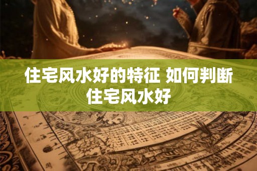 住宅风水好的特征 如何判断住宅风水好