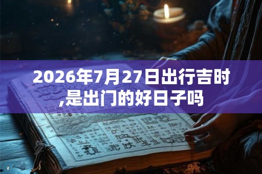 2026年7月27日出行吉时,是出门的好日子吗